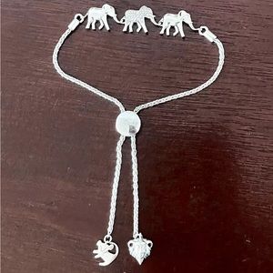 Disney Treasures The Lion King Bolo Silver  Bracelet 1/20 Ct.